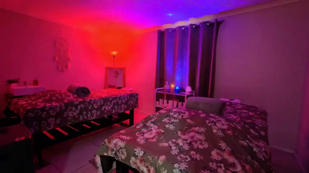 Double treatment room at D’Vida Spa in Meyerton