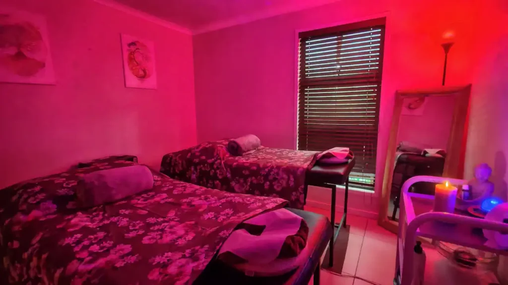 Double treatment room at D’Vida Spa in Meyerton