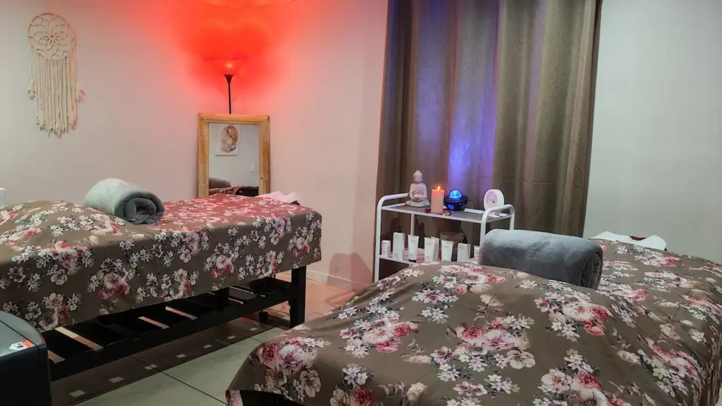 Double treatment room at D’Vida Spa in Risiville, Meyerton