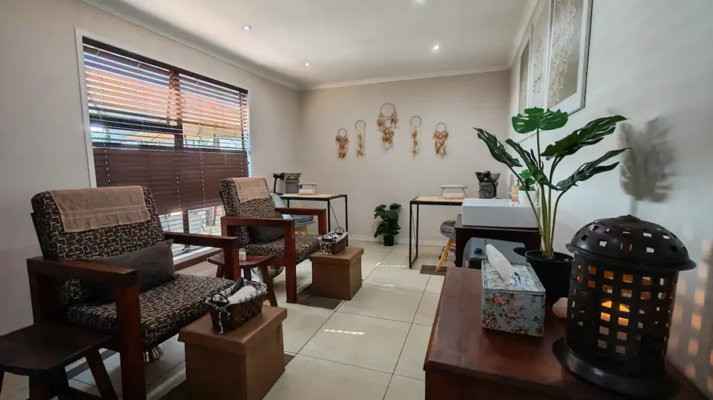 Manicure treatment room at D'Vida Spa in Meyerton