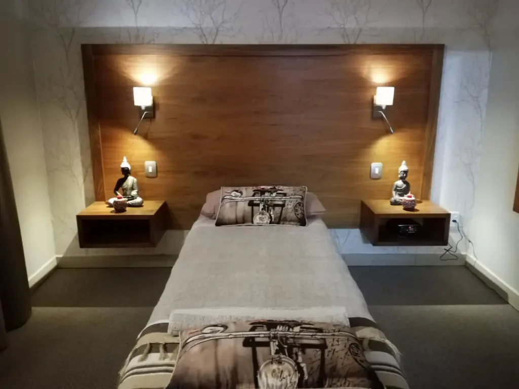 D’Vida Spa treatment room at the lodge.