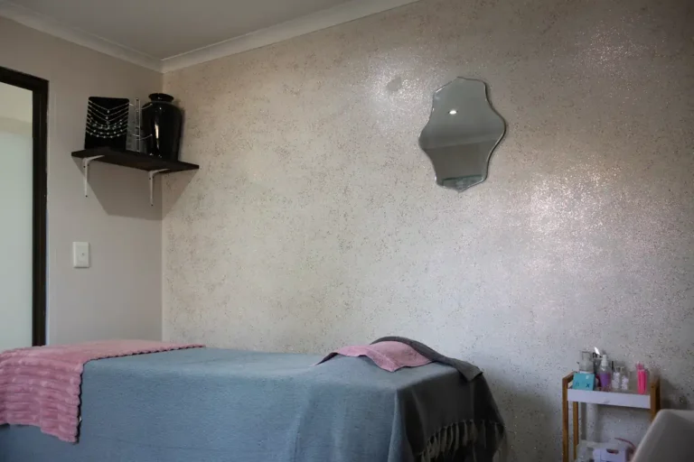 Beauty treatment room at SD Beauty Studio in Risiville, Meyerton.